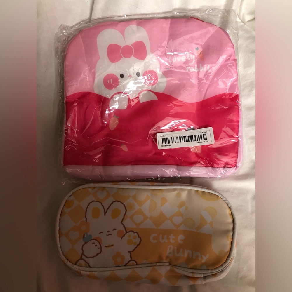 Cute Kawaii Lunch Bag with Pencil Case Bundle